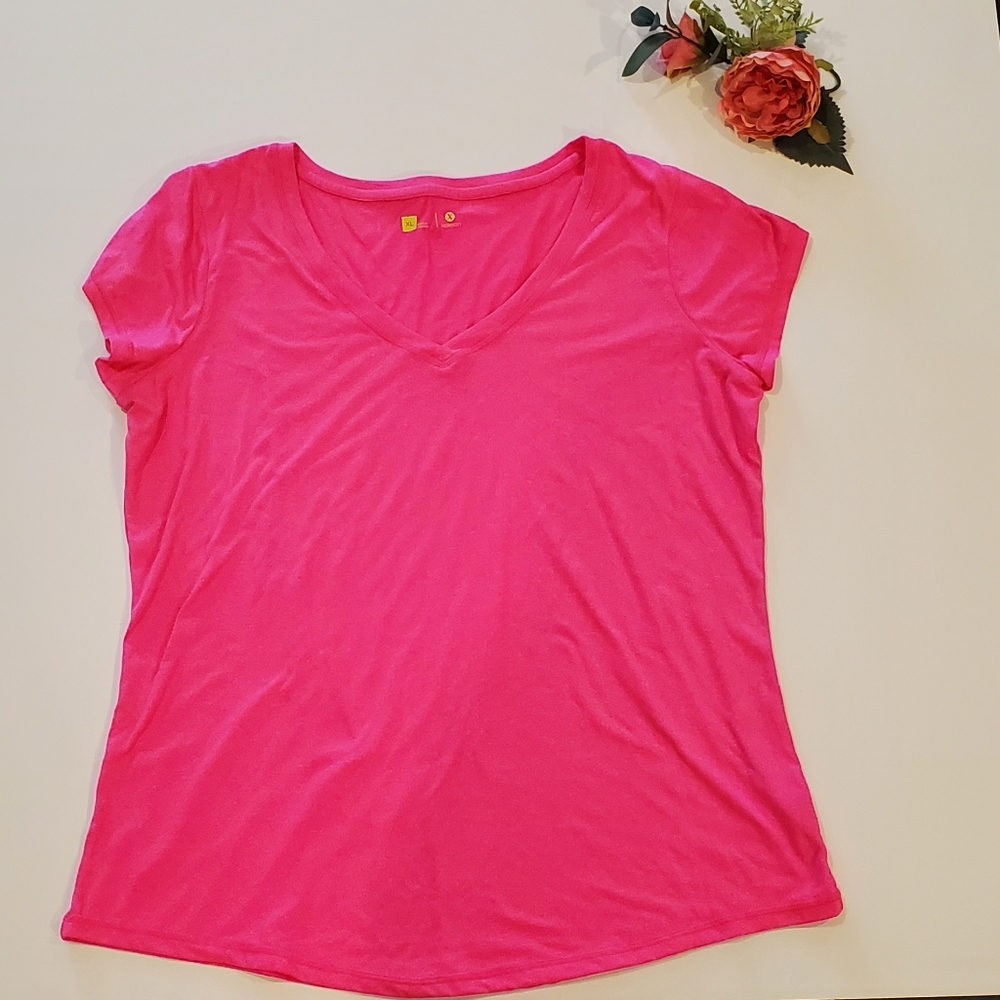 Xersion Pink Athletic T-Shirt XL